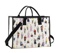 MYSOMY Sac fourre-tout inspiré de l'émission télévisée Murder Jessica Fletcher - Cadeau pour les fans de Jessica Fletcer - Cadeau pour les amateurs de crime, J F Tg1, INCH