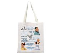MYSOMY Sac fourre-tout OBX inspiré de l'émission télévisée JJ Maybank - Cadeau pour les fans de la série TV, JJ Tb2, 13.7inch*15inch