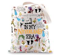MYSOMY Sac fourre-tout Peter Movie Neverland Cadeau Never Grow Up Cadeau de conte de fées Sac à bandoulière Cadeau pour amoureux du royaume magique, Neverland UK, INCH