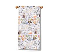 MYSOMY Serviette de cuisine grecque pour amateur de fromage, cadeau de chef cuisinier, marchandises de fromage, serviette de fromage (Feta Cheese Towel3)