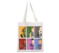 MYSOMY Six The Musical Gift Queens Broadway Sac fourre-tout musical Queens Sac à bandoulière pour fans de théâtre musical, UK Six Tb musical, 40*35CM