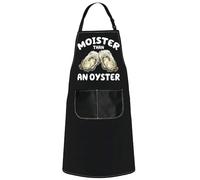 MYSOMY Tablier à huîtres - Cadeau pour amoureux des fruits de mer - Cadeau humoristique pour adulte, Oyster UK, taille unique