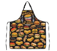 MYSOMY Tablier de cuisine « Are Always The Answer », Tablier Burger 3, ne Size