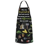 MYSOMY Tablier de jardinage avec poches - Cadeau pour les amateurs de jardinage - Tablier de jardinier - Tablier pour amoureux des plantes, difference Gardening UK, taille unique
