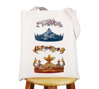 MYSOMY The Kings And Queens Of Narnia Crowns Sac fourre-tout Motif livre Narnia Cadeau Valiant Just Gentlec Magnifique sac fourre-tout, Valiant Just, INCH