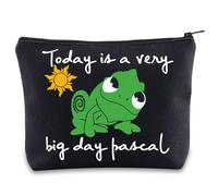 MYSOMY Trousse de maquillage Raiponce Pascal Lover Gifts Today is a Very Big Day Pascal avec fermeture éclair, Today is a Very Big Day Bl Mb