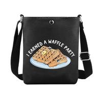 MYSOMY Waffle Party Sac à bandoulière Macrodata Raffinement Cadeaux Innie & Outie Cadeau I Earned A Waffle Party Sac à bandoulière, J'ai gagné un Uk2, 111