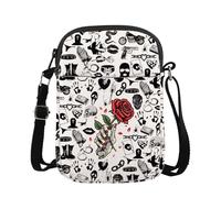 MYSOMY WSNANG Dark Romance Reader Run Little Mouse Merch Sac à bandoulière avec fermeture éclair LORDS Cadeaux pour amateurs de livres, Dark Cb UK, 14.7 x 2 x 21centimeters (5.8 x 0.8 x 8.3 inches)