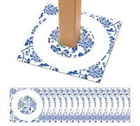 Mysora Lot de 16 intercepteurs de punaises de lit pour pieds de lit, piège collant et détecteur, moniteur d'insectes non toxique pour canapés et meubles, système de détection domestique facile à
