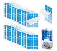 Mysora Lot de 20 recharges de piège à mouches double face compatibles avec WowCatch N386E Piège à insectes volants, cartes adhésives, tampons de recharge pour moustiques d'intérieur, moucherons