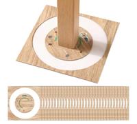 Mysora Lot de 32 intercepteurs de punaises de lit pour pieds de lit, piège collant et détecteur, moniteur d'insectes non toxique pour canapés et meubles, système de détection domestique facile à