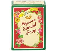 Mysore Sandal Lot de 6 savons de bain à l'huile de santal 75 g Herbal Ayurveda (6 x 75 g)