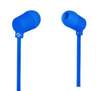 Meliconi MySound Speak FLUO - Écouteurs avec micro - intra-auriculaire - filaire - jack 3,5mm - bleu Bleu G