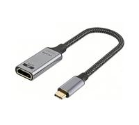 MysRuida Câble tressé USB de type C vers HDMI 2.1 EMI/RFI, 48 Gbit/s, 8K @ 60 Hz/4K @ 144 Hz/2K @ 240 Hz, HDCP2.3/Dynamic HDR/eARC/VRR/ALLM/DSC1.2/Dolby Atmos/DTS, DP Alt Mode compatible avec moniteur