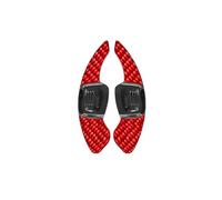 MYSSJS Palettes Changement Vitesse Voiture Extension Palette Changement Vitesse Pour Volant Voiture, Pour Golf MK8 Polo Jetta Atlas Teramont(Red)