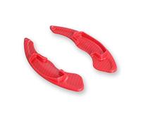 MYSSJS Palettes Changement Vitesse Voiture Extension Palette Changement Vitesse Pour Volant Voiture, Pour CRV Civic FC 10th Accord G9 G10 Acura Odyssey Spirior 2018 2019(Carbon Fiber Red)