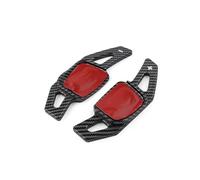 MYSSJS Palettes Changement Vitesse Voiture Pour Golf 8 MK8 GTI/GTD/GTE/Polo Jetta Atlas 2018-2020, 2 Palettes De Changement Vitesse Au Volant(Carbon Black)