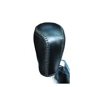 MYSSJS Pour 3 Axela Atenza Pour CX-5 CX3 Pour CX-3 CX5 2015-2020 AT Colliers Tête Vitesse Couvre-frein À Main Couvre-pommeau Levier Matière synthétique Voiture Pommeau Levier Vitesses(PU Black line)