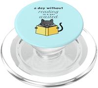 Mystère Douillet. Une journée sans Lire est Une journée Perdue PopSockets PopGrip pour MagSafe