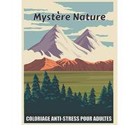 Mystère nature coloriage anti-stress pour adultes: Cahiers coloriages paysages merveilleux et scène de pays art thérapeutique et magique