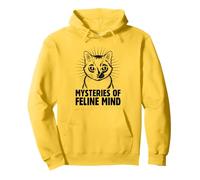 Mystères de l'esprit félin, amoureux des chats, animal de compagnie félin, miaou, Love Cats Sweat à Capuche