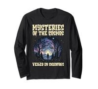 Mysteries of Cosmos Veiled in Shadows Halloween Astronomy Manche Longue