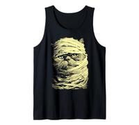 Mystérieuse Chat Persan Momie Effrayant pour Halloween Débardeur