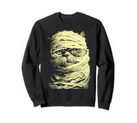 Mystérieuse Chat Persan Momie Effrayant pour Halloween Sweatshirt