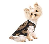 Mystérieuse symétrie géométrique - T-shirts pour chiens - Vêtements doux et respirants pour chiens, faciles à mettre et à enlever, adaptés aux petits animaux de compagnie