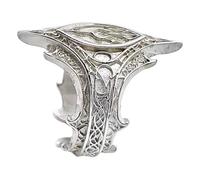 Mystérieux anneaux réglables gothiques conception ouverte bijoux en métal en alliage styles énervés pour lui anneaux de bande ouverte d ' inspiration gothique