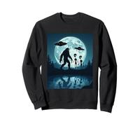 Mystérieux Bigfoot Aliens Rencontre Événement Paranormal OVNI Sweatshirt