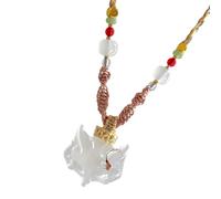Mystérieux bijoux à breloques en forme de loup culturel chinois, fabrication en colophane lisse, confortable pour tout le monde à porter quotidien, collier artistique à breloques en forme de loup