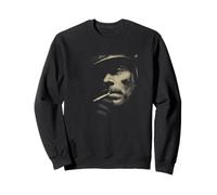 Mystérieux Homme Fumant Noir Shadow Portrait Sweatshirt