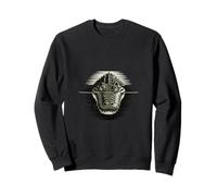 Mystérieux Yeux d'alligator au-Dessus de se Cacher Sweatshirt