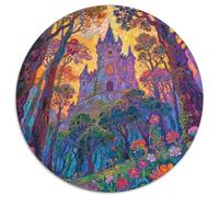 Mysterious Ancient Castle Puzzle 1000 Pièces Educa Jouet En Bois Divertissement Créatif De L'art De La Décoration Magical Forest Jeu Éducatif Challenge Toy Adultes & Enfants Des 14 Ans 1000pcs (67.5x6