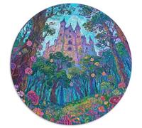 Mysterious Ancient Castle Puzzle 1000 Pièces Educa Jouet En Bois Divertissement Créatif Décoration Intérieure Magical Forest Jeu Éducatif Challenge Toy Adultes & Enfants Des 14 Ans 1000pcs (67.5x67.5c