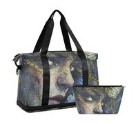 Mysterious Beauty Gym Sac de sport avec sangle réglable étanche, Beauté mystérieuse, 1 size