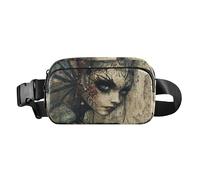 Mysterious Beauty Sac banane tendance pour homme et femme résistant à l'eau avec sangle réglable pour voyage, vacances, course à pied, Beauté mystérieuse, 1 size