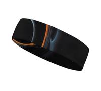 Mysterious Cosmic Bandeau de sport à trous noirs pour homme et femme Convient à toutes les tailles de tête, bandeau absorbant et antidérapant pour la course à pied, le yoga, la gym