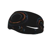 Mysterious Cosmic Black Holes Fashion Bandeau de sport absorbant la transpiration Élastique Respirant Unisexe pour Course Fitness Yoga et autres Sports