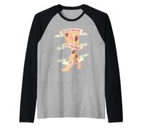 Mysterious Leg Bruise Club - Funny Clumsy Person Manche Raglan