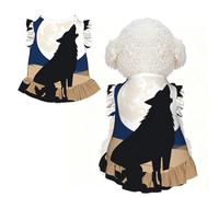 Mysterious Lone Wolf XS Vêtements pour petits chiens - Tenue d'été mignonne pour chiot, vêtements doux et respirants pour chat