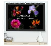 Mysterious plant portraits (High Quality Premium Wall Calendar 2026 DIN A2 landscape),CALVENDO 12 Month Wall Calendar: Magical plants glow in the dark