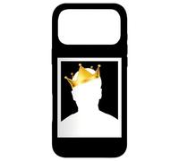 Mysterious Royal King with Golden Crown Illustration Graphic Coque pour iPhone 17 Pro Max
