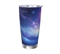 Mysterious Stars Gobelet avec couvercles, bouteille d'eau à double paroi sous vide en acier inoxydable, tasse à café étanche pour boissons chaudes et froides