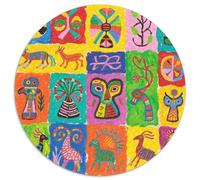 Mysterious Symbol Pattern Puzzle 1000 Pièces Educa Jouet en Bois Cadeau Unique De l'art De La Décoration Totem Jeu Éducatif Challenge Toy Adultes & Enfants des 14 Ans 1000pcs (67.5x67.5cm)