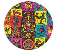 Mysterious Symbol Pattern Puzzle 1000 Pièces Educa Jouet en Bois Cadeau Unique Décoration Intérieure Totem Jeu Éducatif Challenge Toy Adultes & Enfants des 14 Ans 1000pcs (67.5x67.5cm)