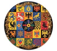 Mysterious Symbol Pattern Puzzle 1000 Pièces Educa Jouet En Bois Divertissement Créatif De L'art De La Décoration Totem Jeu Éducatif Challenge Toy Pour Adultes Et Enfants À Partir De 12 Ans 1000pcs (6