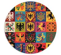 Mysterious Symbol Pattern Puzzle 1000 Pièces Educa Jouet en Bois Divertissement Créatif Décoration Intérieure Totem Jeu Éducatif Challenge Toy Adultes & Enfants des 14 Ans 1000pcs (67.5x67.5cm)