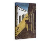 Mystery And Melancholy By Giorgio De Chirico Poster Impression sur toile pour chambre d'adolescents et garçons 40 x 60 cm
